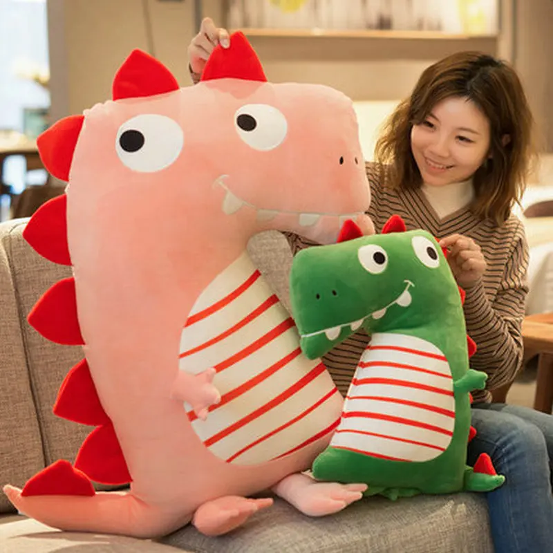 New Soft Lovely Dinosaur Plush Doll Pink Green Stuffed Kids Animals Toys Pillow Cushion
New Soft Lovely Dinosaur Plush Doll Pink Green Stuffed Kids Animals Toys Pillow Cushion