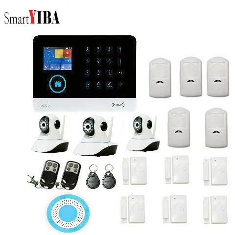 SmartYIBA сенсорный Панель приложение дистанционный умный дом WI-FI GSM домашняя система охранной сигнализации с 3 ip-камер, подключаемых через GPRS IOS ...
SmartYIBA сенсорный Панель приложение дистанционный умный дом WI-FI GSM домашняя система охранной сигнализации с 3 ip-камер, подключаемых через GPRS IOS ...