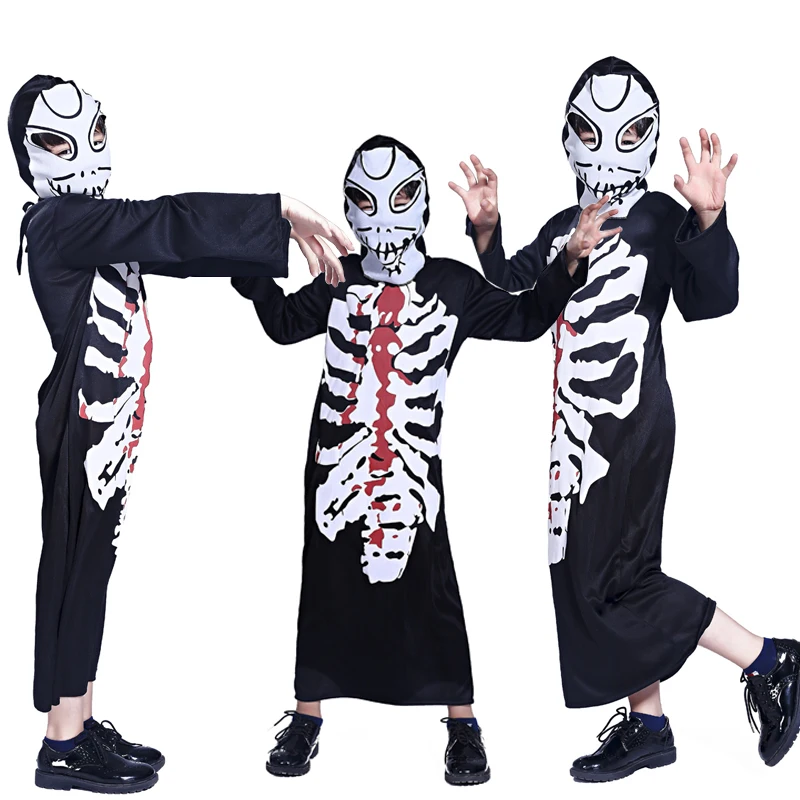 Free shipping Halloween black ghost zombie role-playing boys clothes clothing masquerade party costumes performance clothing
Free shipping Halloween black ghost zombie role-playing boys clothes clothing masquerade party costumes performance clothing