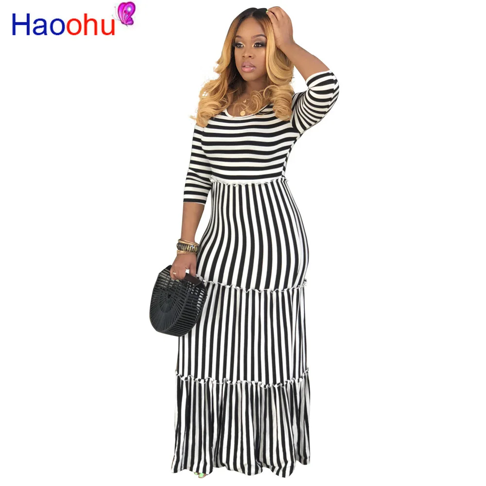 Womens Boho Long Maxi Dress Half Sleeve Striped Party Evening Summer Beach Holiday Sundress 2019 Summer Female Plus Size Dresses
Womens Boho Long Maxi Dress Half Sleeve Striped Party Evening Summer Beach Holiday Sundress 2019 Summer Female Plus Size Dresses