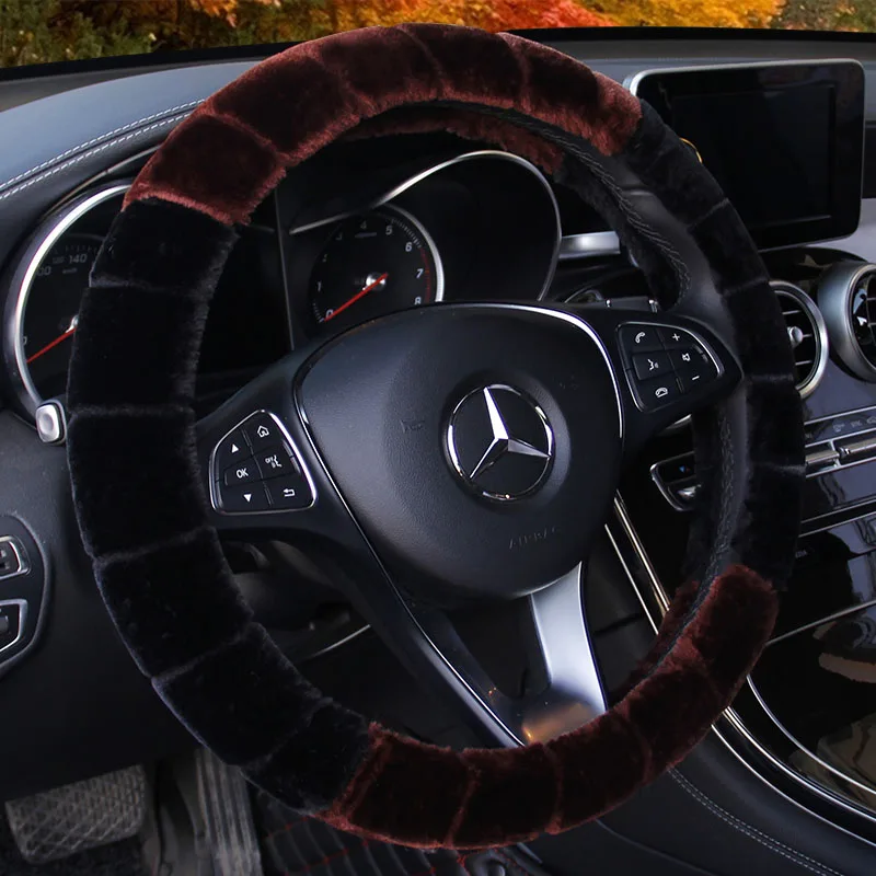 Universal Carr plush Steering-Wheel Covers Anti-slip Skidproof Durable 37-38CM/15" Dynamic Fibre Handmade Steering Wheel Cover
Universal Carr plush Steering-Wheel Covers Anti-slip Skidproof Durable 37-38CM/15" Dynamic Fibre Handmade Steering Wheel Cover