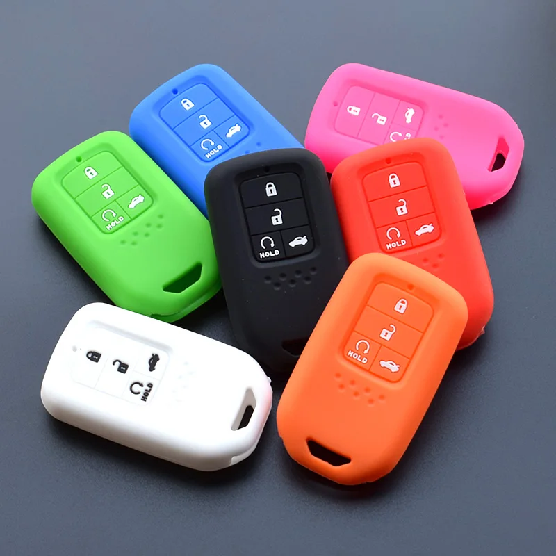 Car-stying For Honda 2016 2017 CRV Pilot Accord Civic Fit Freed 4 button Remote protect Silicone rubber Car Key fob Cover Case
Car-stying For Honda 2016 2017 CRV Pilot Accord Civic Fit Freed 4 button Remote protect Silicone rubber Car Key fob Cover Case