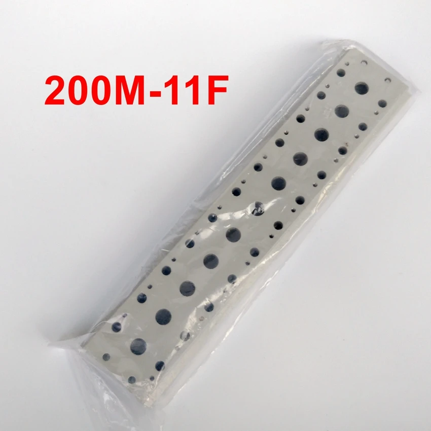 200M-11F Solenoid Valve Manifold With Screws & Rubber 11 Station Base Board 4V210/ 4A210
200M-11F Solenoid Valve Manifold With Screws & Rubber 11 Station Base Board 4V210/ 4A210