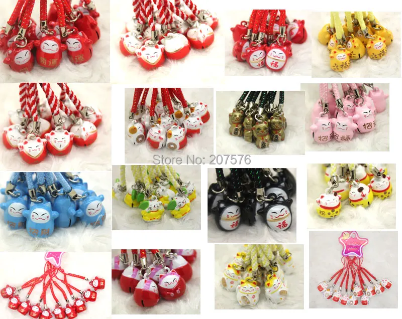 Free Shipping 100pcs Mini cartoon mix Lucky Cat Shape Chain Cute Mobile Phone Charm Strap bell Cell Phone Pendant Fashion #494
Free Shipping 100pcs Mini cartoon mix Lucky Cat Shape Chain Cute Mobile Phone Charm Strap bell Cell Phone Pendant Fashion #494