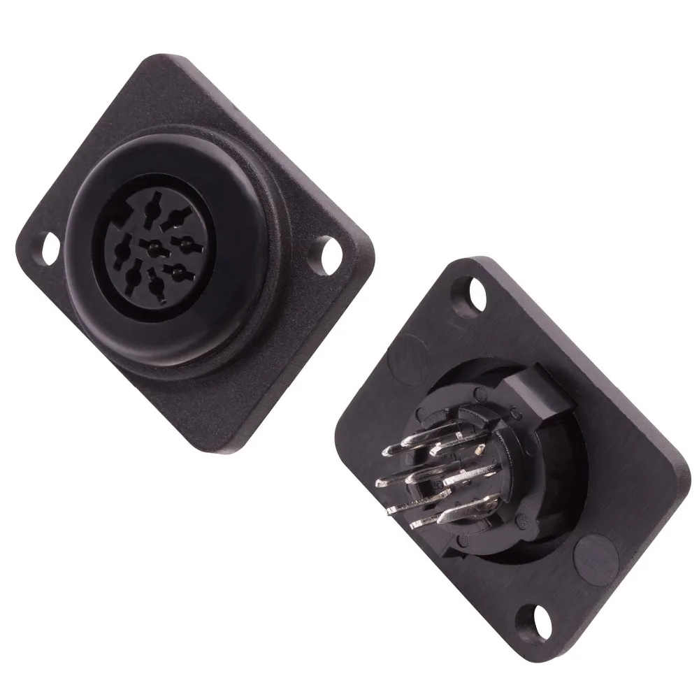 High quality 2pcs/lot DIN 8PIN Socket Chassis Panel Mount with straight through for D-Type panel
High quality 2pcs/lot DIN 8PIN Socket Chassis Panel Mount with straight through for D-Type panel