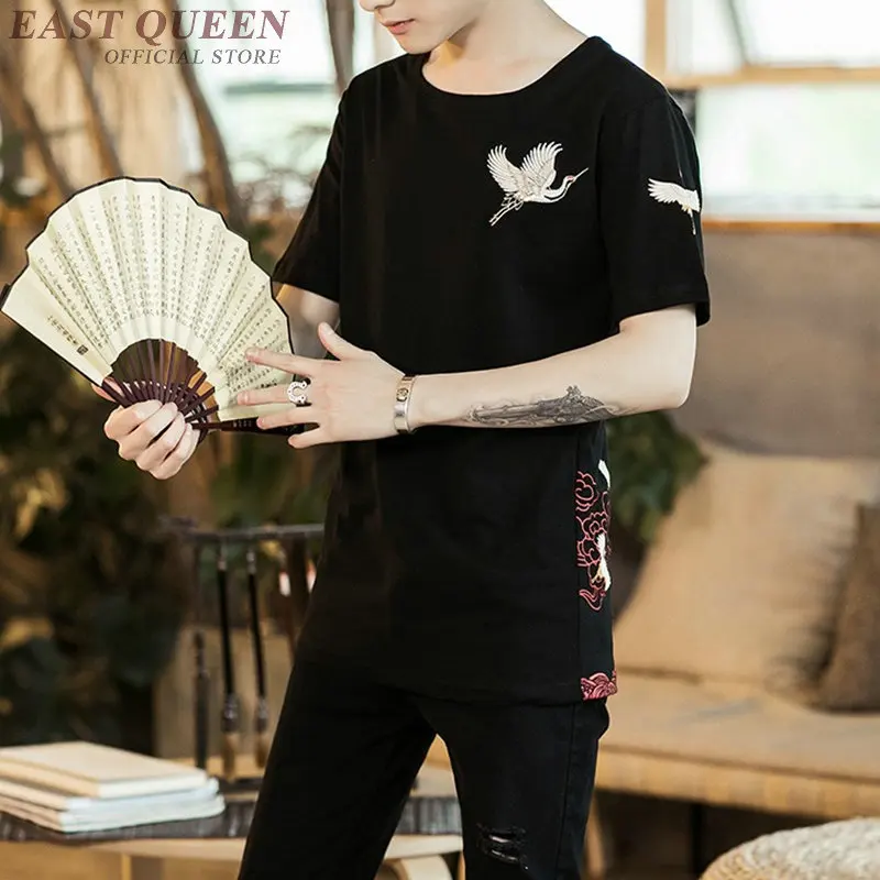 Chinese Shirt 2019 Summer Plus Size Men T-Shirt Embroidery Print Red-Crowned Crane Japanese Streetwear Hiphop Asian Shirt KK2845
Chinese Shirt 2019 Summer Plus Size Men T-Shirt Embroidery Print Red-Crowned Crane Japanese Streetwear Hiphop Asian Shirt KK2845