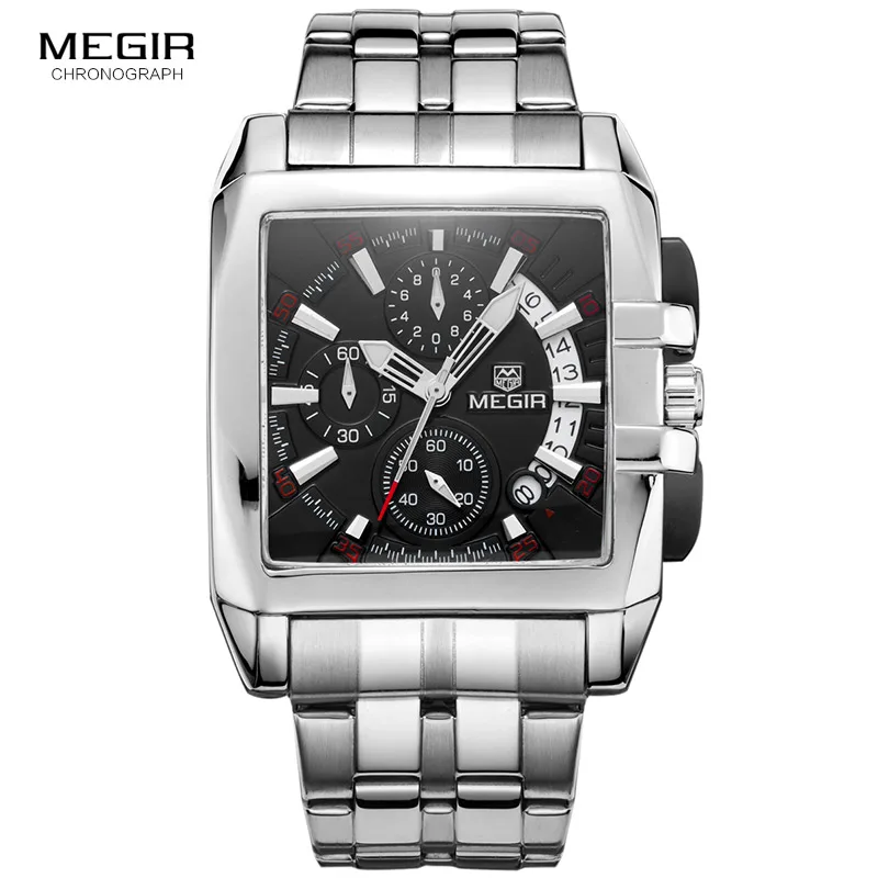 MEGIR Watch Men's Fashion Sports Quartz Big Dial Clock All Steel Mens Watches Top Brand Luxury Waterproof Watch Relogio Masculin
MEGIR Watch Men's Fashion Sports Quartz Big Dial Clock All Steel Mens Watches Top Brand Luxury Waterproof Watch Relogio Masculin
