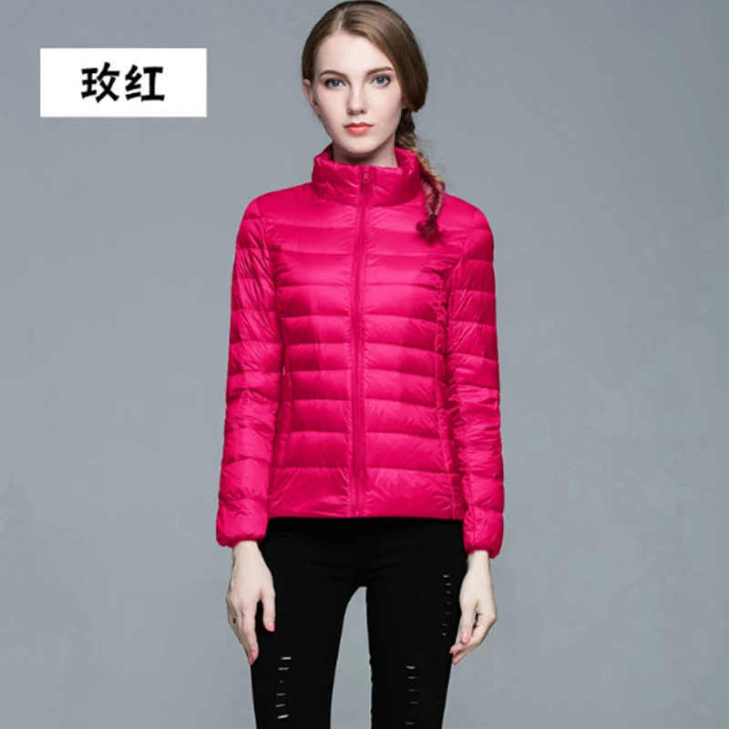 women Lake Blue/Navy/pink/Orange ultra light down jacket winter duck down jackets women slim thin long sleeve parka zipper coats
women Lake Blue/Navy/pink/Orange ultra light down jacket winter duck down jackets women slim thin long sleeve parka zipper coats