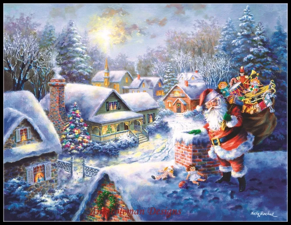 Needlework for embroidery DIY French DMC High Quality - Counted Cross Stitch Kits 14 ct Oil painting - Bringing Joy and Happines
Needlework for embroidery DIY French DMC High Quality - Counted Cross Stitch Kits 14 ct Oil painting - Bringing Joy and Happines