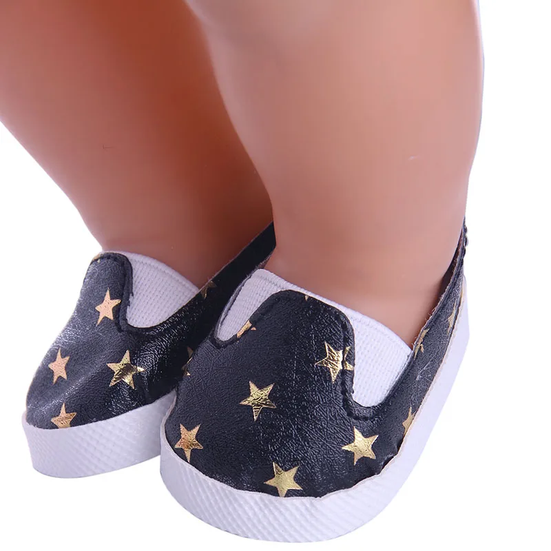 LUCKDOLL модная цветная обувь подходит для 18 дюймов Американский 43 см детская кукла