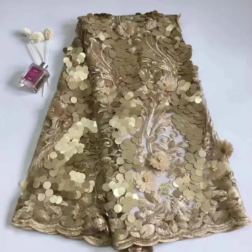 2018 Sequins Bead 3D Embroidery African High Quality Net French Voile Guipure tulle mesh Lace Fabric For dress 5yd/lot RL103104
2018 Sequins Bead 3D Embroidery African High Quality Net French Voile Guipure tulle mesh Lace Fabric For dress 5yd/lot RL103104