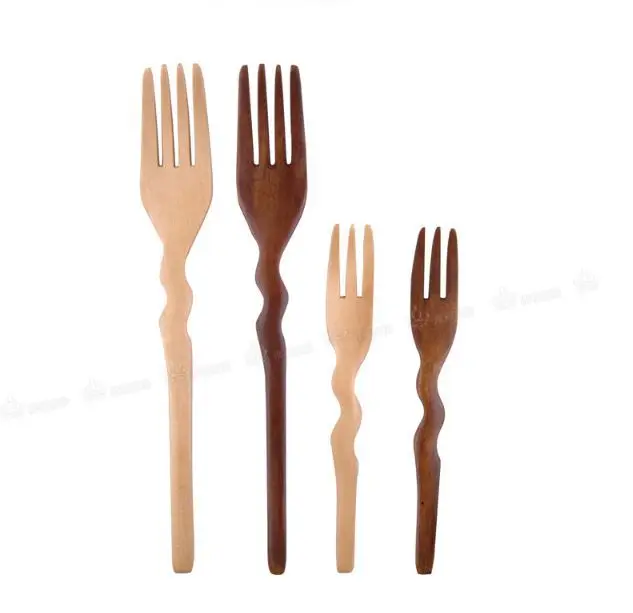 10 Pcs Wood Fork Natural wood cutlery 3 or 4 teeth hairpin Spork Curved handle fork Dessert Bread Fruit Fork Wooden Dinner Fork
10 Pcs Wood Fork Natural wood cutlery 3 or 4 teeth hairpin Spork Curved handle fork Dessert Bread Fruit Fork Wooden Dinner Fork
