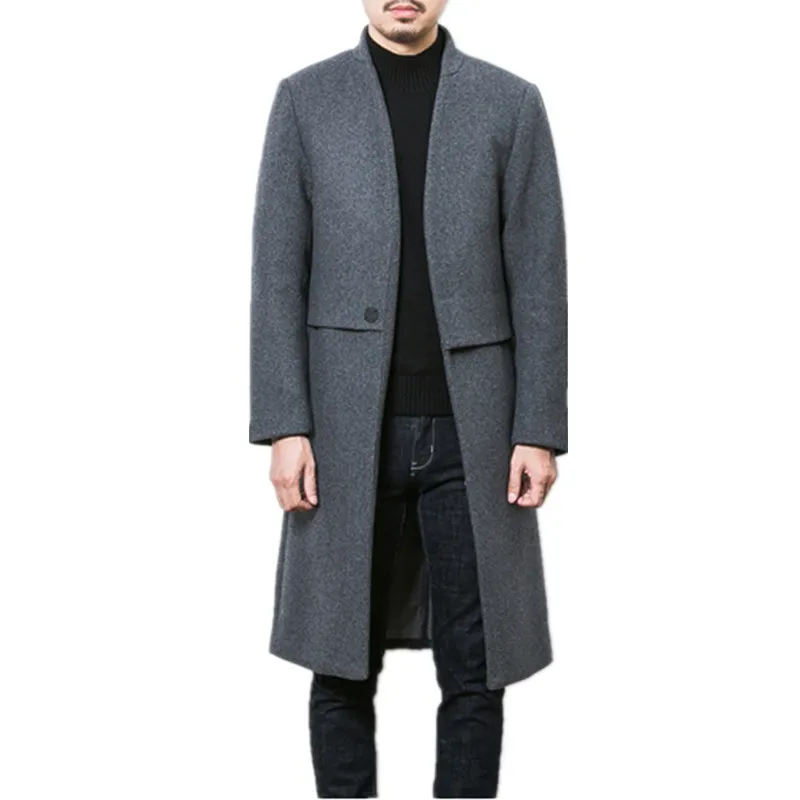 2019 New Winter Style Dress Wind China Paragraph Long Slim Fashion Solid Stand Collar Thick Wool Coat Overcoat
2019 New Winter Style Dress Wind China Paragraph Long Slim Fashion Solid Stand Collar Thick Wool Coat Overcoat