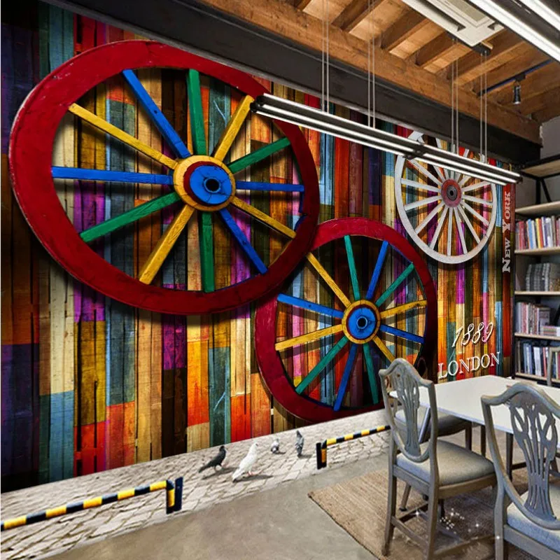 photo wallpaper Retro color wooden wheel background wall TV wallpaper lobby Wallpaper stereo studio office custom mural
photo wallpaper Retro color wooden wheel background wall TV wallpaper lobby Wallpaper stereo studio office custom mural