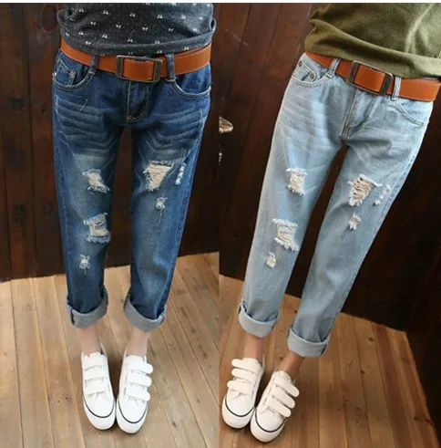2018 plus size ripped jeans for women denim Harlan trousers female trousers pants jeans women mujer
2018 plus size ripped jeans for women denim Harlan trousers female trousers pants jeans women mujer
