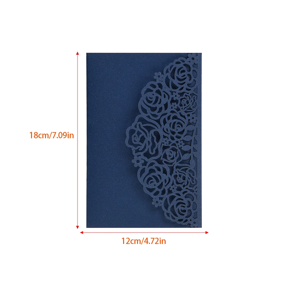10pcs Wedding Invitation Cards Rose Flower Invitation Cards Pearl Paper Floral Invitation Holders with Blank Inner Sheet
10pcs Wedding Invitation Cards Rose Flower Invitation Cards Pearl Paper Floral Invitation Holders with Blank Inner Sheet