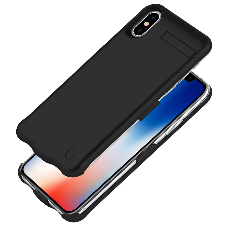 5200 мАч перезаряжаемый внешний аккумулятор чехол для iPhone X портативный держатель