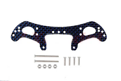 Homemade Tamiya Mini 4WD Racer Parts Limited Edition 2mm Blue Carbon Fiber Phoenix Tail 95005 Rear Roller Setting Stay | Игрушки и хобби