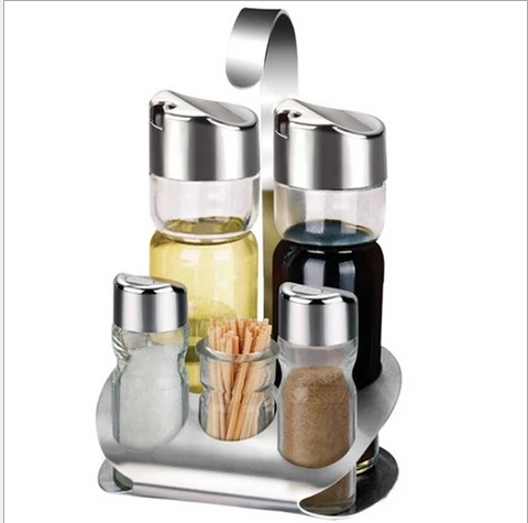 5pcs/Set Europe Style Stainless Steel Glass Caster Dinner Table Accessories Pepper Oil Bottle Free Shipping
5pcs/Set Europe Style Stainless Steel Glass Caster Dinner Table Accessories Pepper Oil Bottle Free Shipping