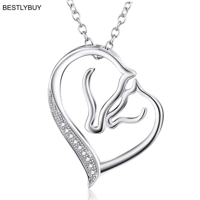 BESTLYBUY Real 925 Sterling Silver Necklace Jewelry Crystal Heart Pendants Necklaces for Women Fashion jewelry Gift With Chain
BESTLYBUY Real 925 Sterling Silver Necklace Jewelry Crystal Heart Pendants Necklaces for Women Fashion jewelry Gift With Chain
