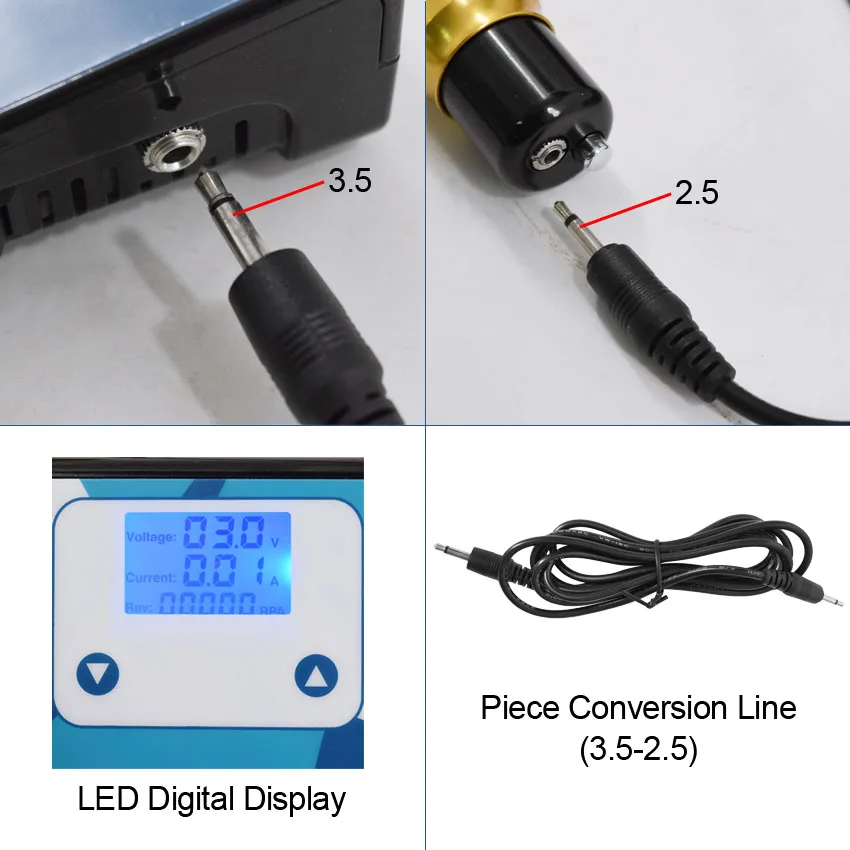 Tattoo Power Supply Digital LCD Permanent Makeup Eyebrow Lip Microblading Body Art Electric Tattoo Machine Kit Tattoo Supply
Tattoo Power Supply Digital LCD Permanent Makeup Eyebrow Lip Microblading Body Art Electric Tattoo Machine Kit Tattoo Supply
