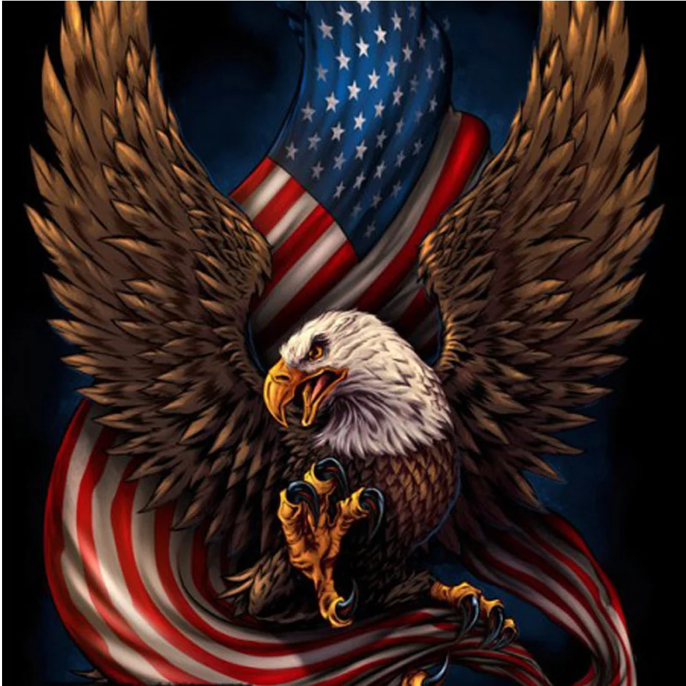 Diamond Embroidery American flag eagle DIY Diamond Painting Cross Stitch Full Square Diamond Mosaic Needlework Decoration
Diamond Embroidery American flag eagle DIY Diamond Painting Cross Stitch Full Square Diamond Mosaic Needlework Decoration