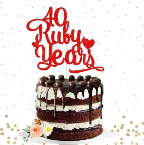 custom any number 40th ruby Anniversary Cake Topper - anniversary cake topper, wedding cake toppers party cake decorations
custom any number 40th ruby Anniversary Cake Topper - anniversary cake topper, wedding cake toppers party cake decorations