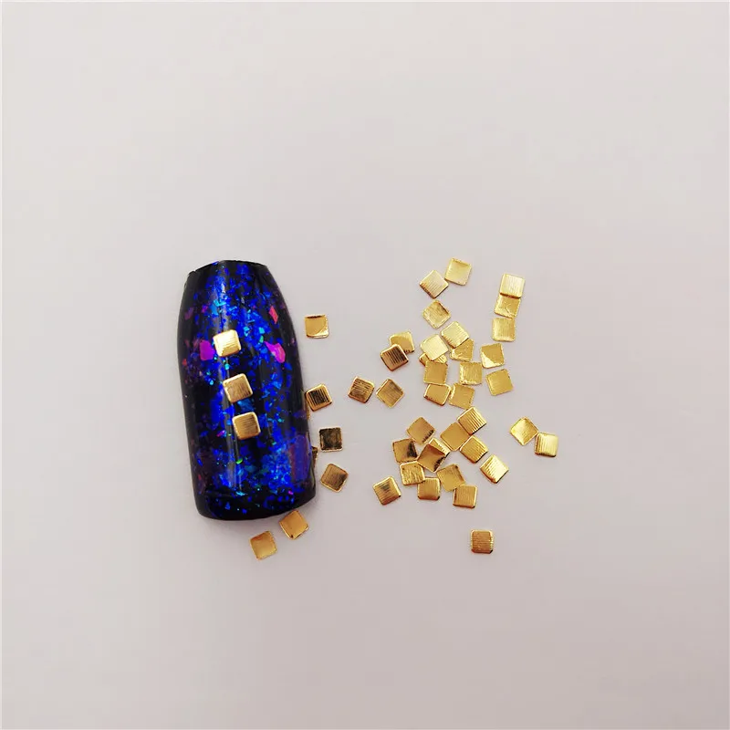 100 PCS Gold/Sliver Square Copper Alloy 3D Nail Art Sparkling Charm Decoration Fingertips Decoration Jewelry Nails Salon Supplie
100 PCS Gold/Sliver Square Copper Alloy 3D Nail Art Sparkling Charm Decoration Fingertips Decoration Jewelry Nails Salon Supplie