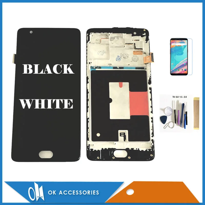 ЖК-дисплей 5,5 дюйма для OnePlus 3T, A3003, A3010, 1 +, 3T, сенсорный экран в сборе, с рамкой, с защитной мягкой пленкой, инструменты и лента
ЖК-дисплей 5,5 дюйма для OnePlus 3T, A3003, A3010, 1 +, 3T, сенсорный экран в сборе, с рамкой, с защитной мягкой пленкой, инструменты и лента