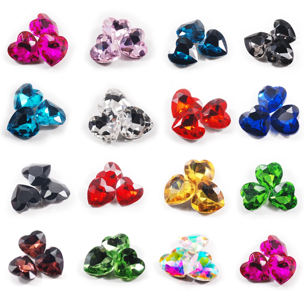 High quality 20PCS 6mm glass heart-shaped color crystal flat back nail rhinestone non-HotFixDIY nail decoration tools
High quality 20PCS 6mm glass heart-shaped color crystal flat back nail rhinestone non-HotFixDIY nail decoration tools