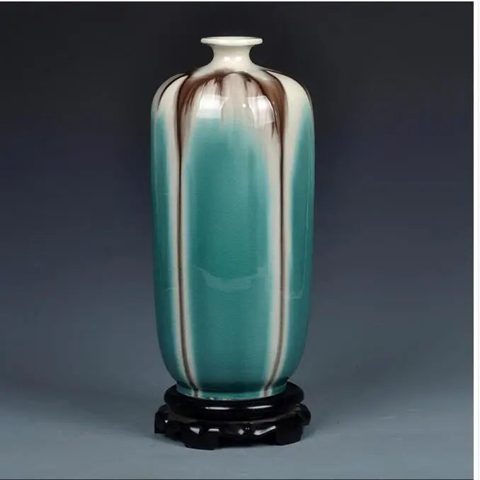 HOT SALE 2020 home office business Shop FENG SHUI Decorative art vase CHINESE Royal jun porcelain flower vase statue-GOOD GIFT
HOT SALE 2020 home office business Shop FENG SHUI Decorative art vase CHINESE Royal jun porcelain flower vase statue-GOOD GIFT