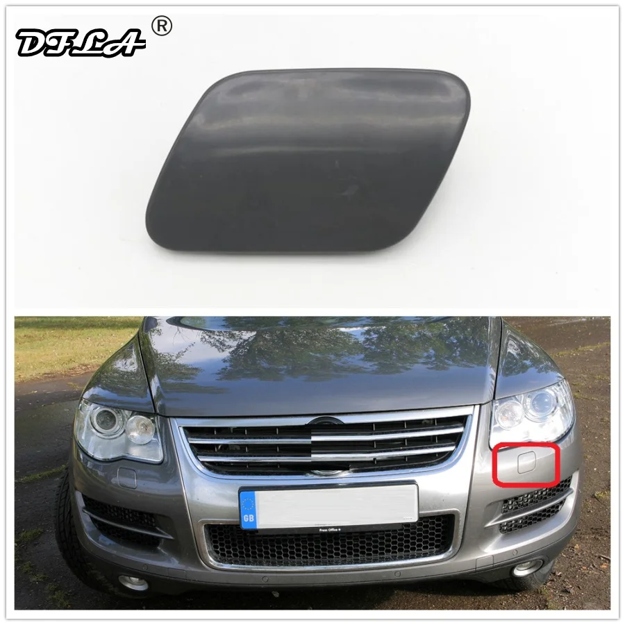 Для VW Touareg 2002 2003 2004 2005 2006 Стайлинг автомобиля передний бампер крышка омывателя фар