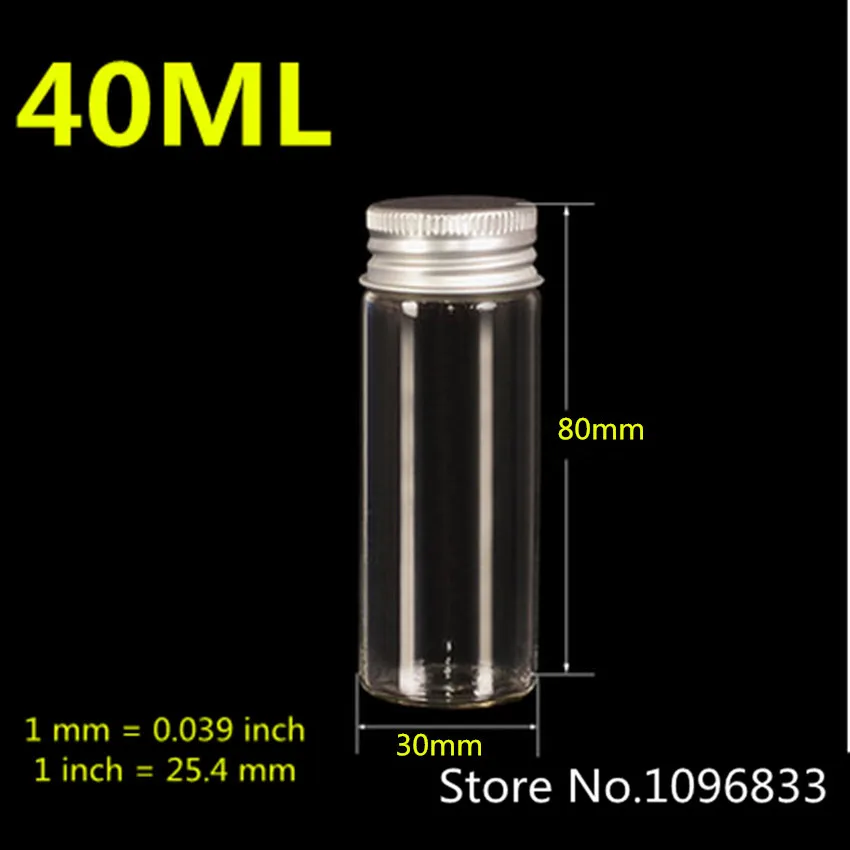 24 шт. прозрачные стеклянные мини бутылки 40 мл|empty glass|small aluminum bottle40ml bottle |