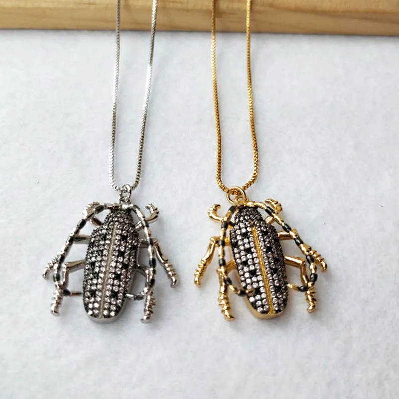 6Pcs Mix Color Micro Pave CZ zircon Longicorn Insect charm Pendant Jewelry Findings DIY necklace for Women NK364
6Pcs Mix Color Micro Pave CZ zircon Longicorn Insect charm Pendant Jewelry Findings DIY necklace for Women NK364