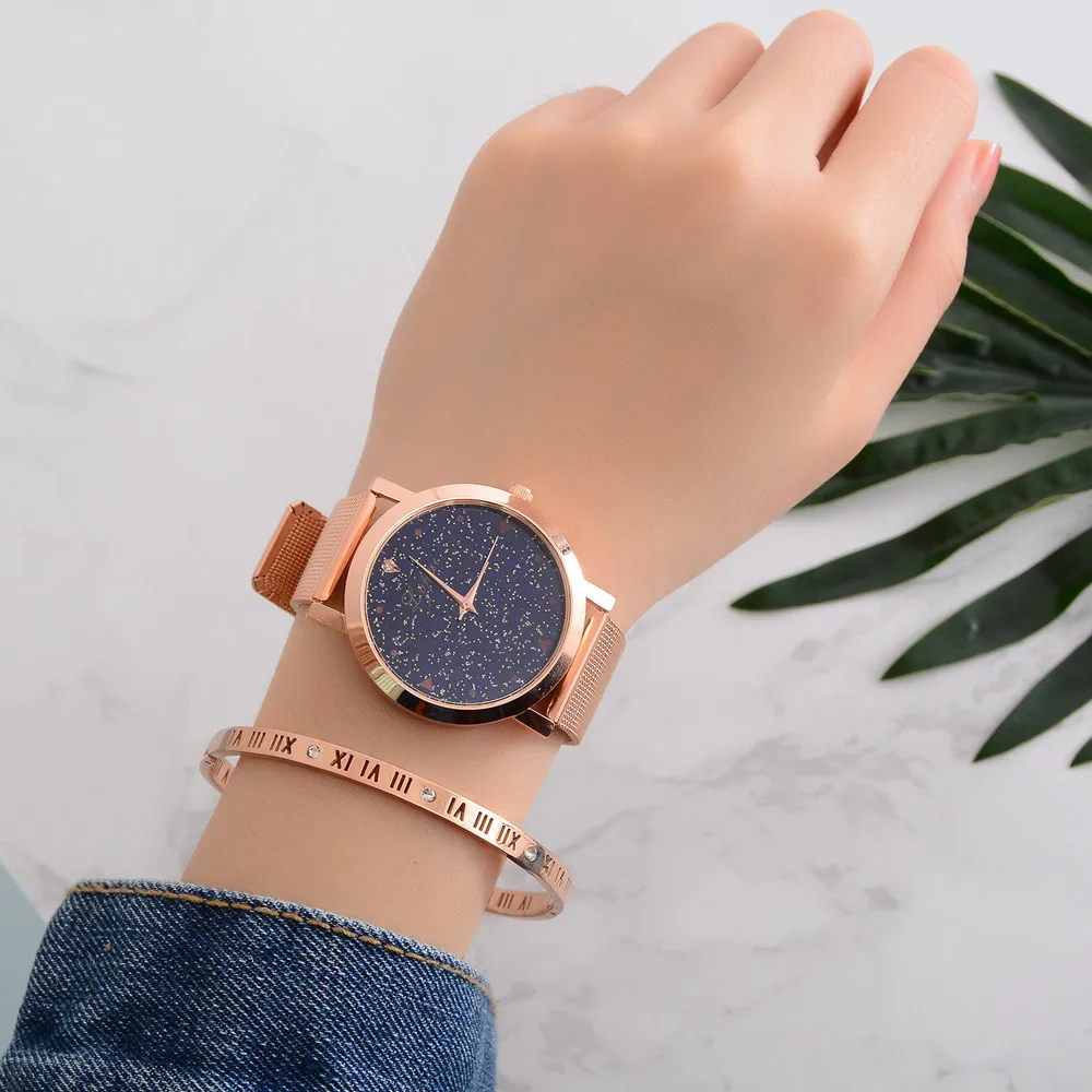 Women Watches Lvpai Brand Luxury Starry Steel Quartz Ladies Rose Bracelet Watch Casual Clock Lovers Girl Wristwatch Relogio Fi
Women Watches Lvpai Brand Luxury Starry Steel Quartz Ladies Rose Bracelet Watch Casual Clock Lovers Girl Wristwatch Relogio Fi