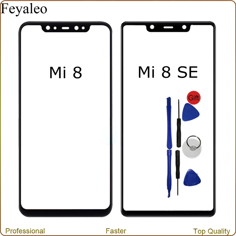 Новая передняя сенсорная панель для Xiaomi Mi 8/Mi 8 SE экран внешняя стеклянная крышка