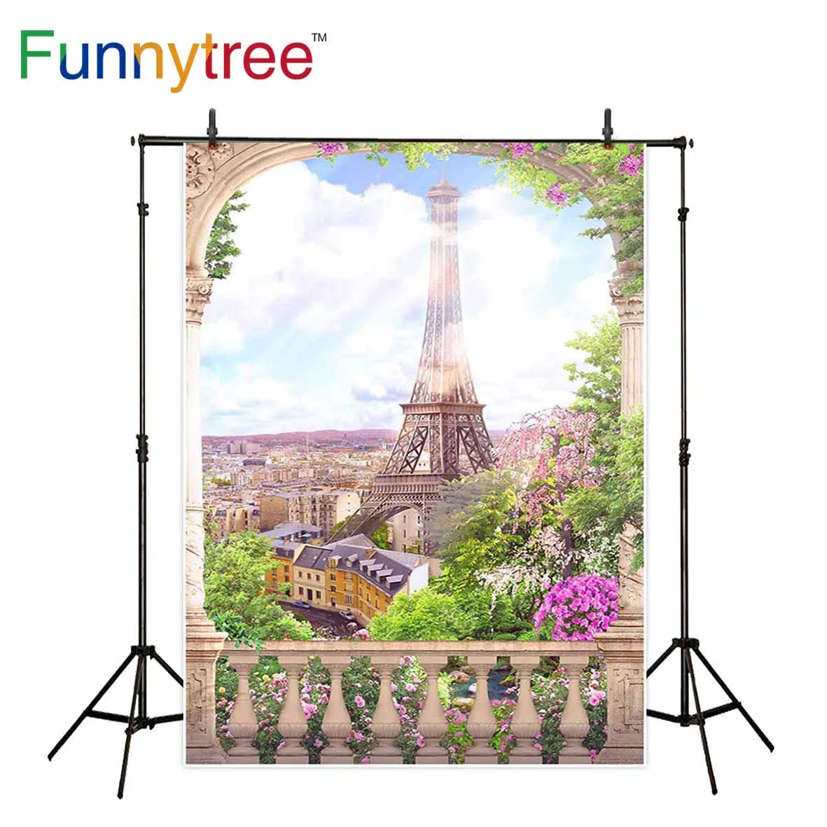 Фон Funnytree для фотостудии, Эйфелева башня, балкон, абстрактный цветок, весеннее небо, профессиональный фон, фотобудка
Фон Funnytree для фотостудии, Эйфелева башня, балкон, абстрактный цветок, весеннее небо, профессиональный фон, фотобудка