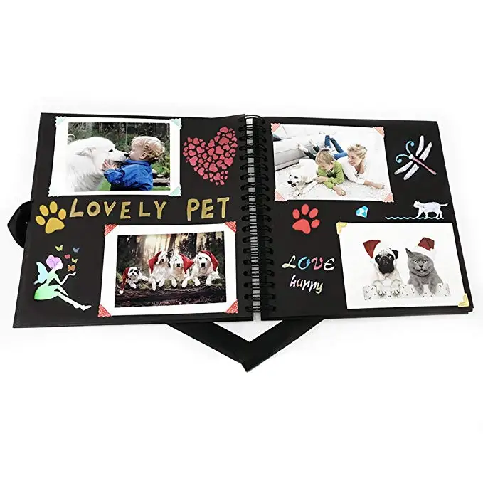 Black paper scrapbook wedding guestbook 31.5 x 21 cm 40 pieces/80 pages DIY anniversary travel memory scrapbook photo album
Black paper scrapbook wedding guestbook 31.5 x 21 cm 40 pieces/80 pages DIY anniversary travel memory scrapbook photo album
