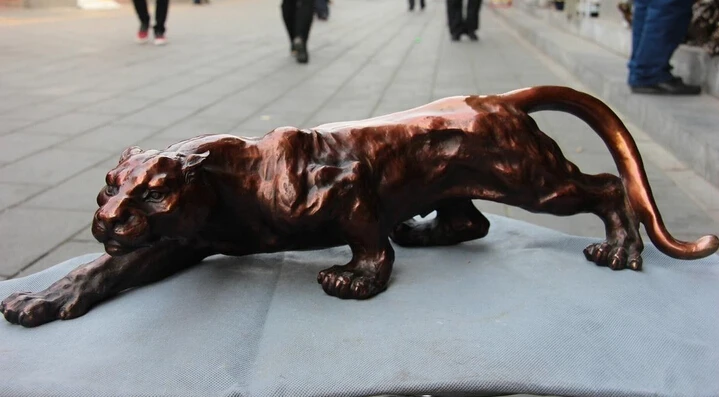 bi002135 Chinese Red Bronze Copper Feng Shui Evil Animal Run panther Leopard Art Statue
bi002135 Chinese Red Bronze Copper Feng Shui Evil Animal Run panther Leopard Art Statue
