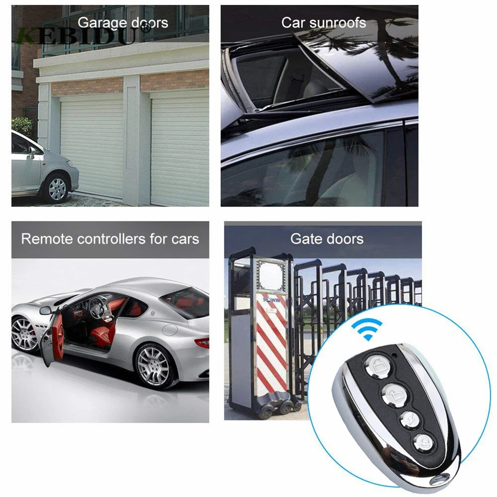 433mhz Rolling Code Remote Control Duplicator Garage Door Copy chip remote for 2262 5026 5326 HT6010 PT2292 PLC158 SMC918
433mhz Rolling Code Remote Control Duplicator Garage Door Copy chip remote for 2262 5026 5326 HT6010 PT2292 PLC158 SMC918