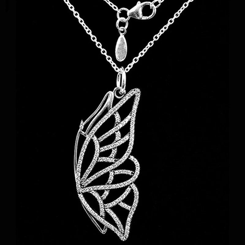 Genuine 925 Sterling Silver Pendant Necklace 50CM 70CM Hollow Out Butterfly Diy Pendants & Necklaces For Women fine Jewelry Gilf
Genuine 925 Sterling Silver Pendant Necklace 50CM 70CM Hollow Out Butterfly Diy Pendants & Necklaces For Women fine Jewelry Gilf
