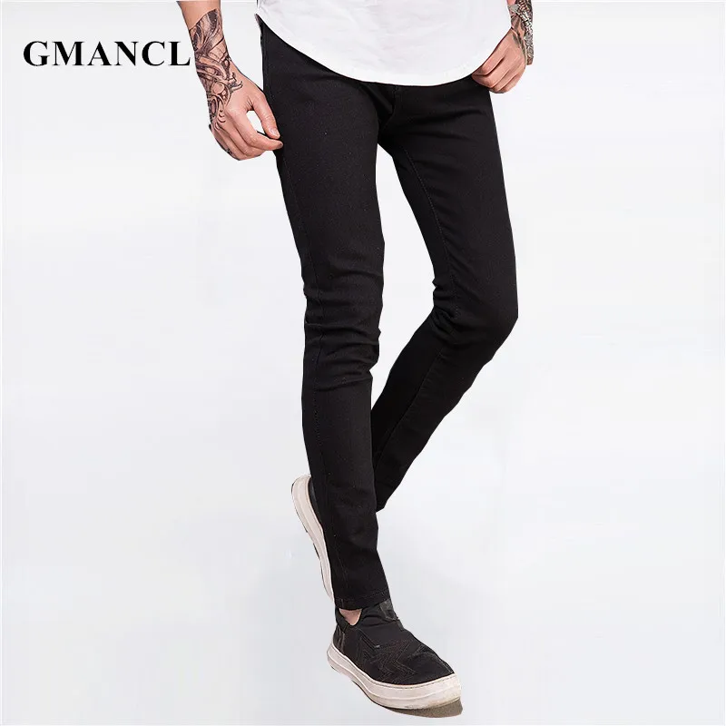 GMANCL New Men Skinny Fashion Hip Hop High Street Jeans Pants Slim fit Joggers Stretch Cotton Mens Black Stretch Denim Trousers
GMANCL New Men Skinny Fashion Hip Hop High Street Jeans Pants Slim fit Joggers Stretch Cotton Mens Black Stretch Denim Trousers