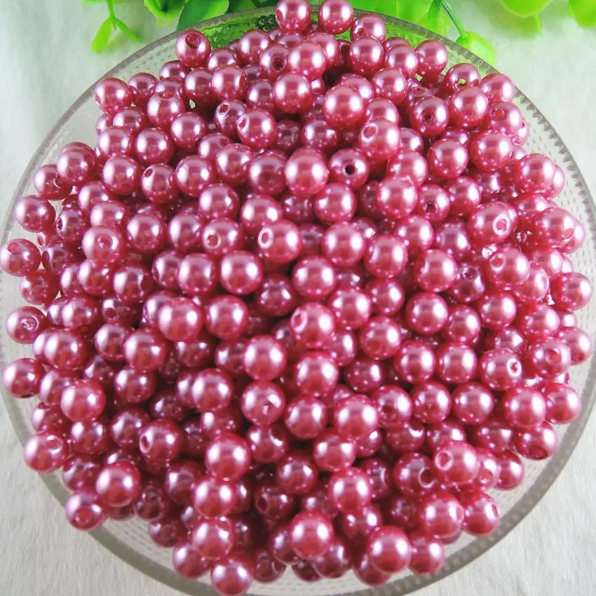 5 Sizes Pick PaleVioletRed ABS Imitation Pearl Beads Wholesale Round Ball European Spacer Hole Beads For DIY Jewelry AS-15
5 Sizes Pick PaleVioletRed ABS Imitation Pearl Beads Wholesale Round Ball European Spacer Hole Beads For DIY Jewelry AS-15