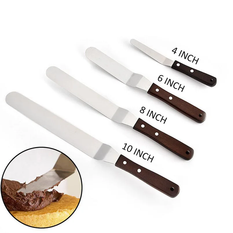 4/6/8/10 inch Cake Decorating Supplies Angled Icing Spatula Stainless Steel Frosting Spatulas Icing Frosting Cake Smoother Tools
4/6/8/10 inch Cake Decorating Supplies Angled Icing Spatula Stainless Steel Frosting Spatulas Icing Frosting Cake Smoother Tools