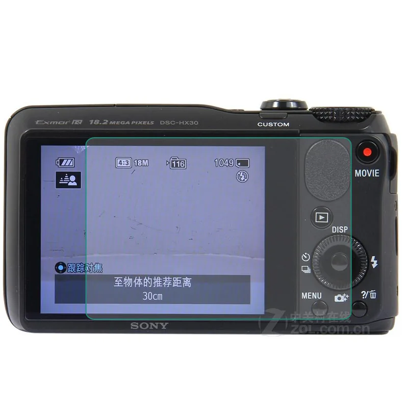 Защитная пленка для экрана из закаленного стекла Sony HX7V HX9V HX100V HX30 HX30V HX200V W670 W630 WX9