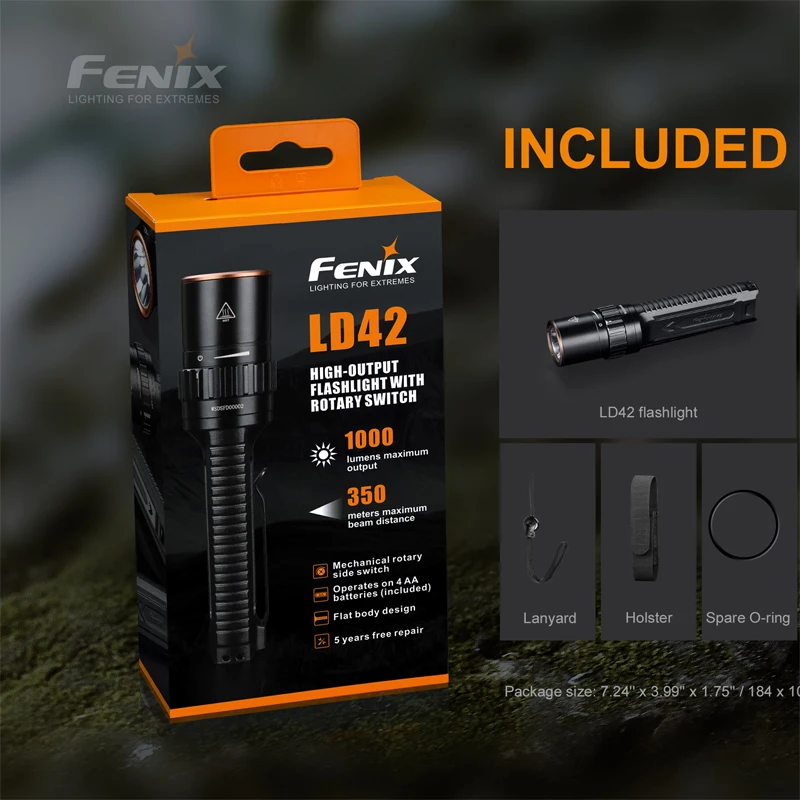 Fenix LD42 Version 1000 Lumen LED Tactical Flashlight | Лампы и освещение