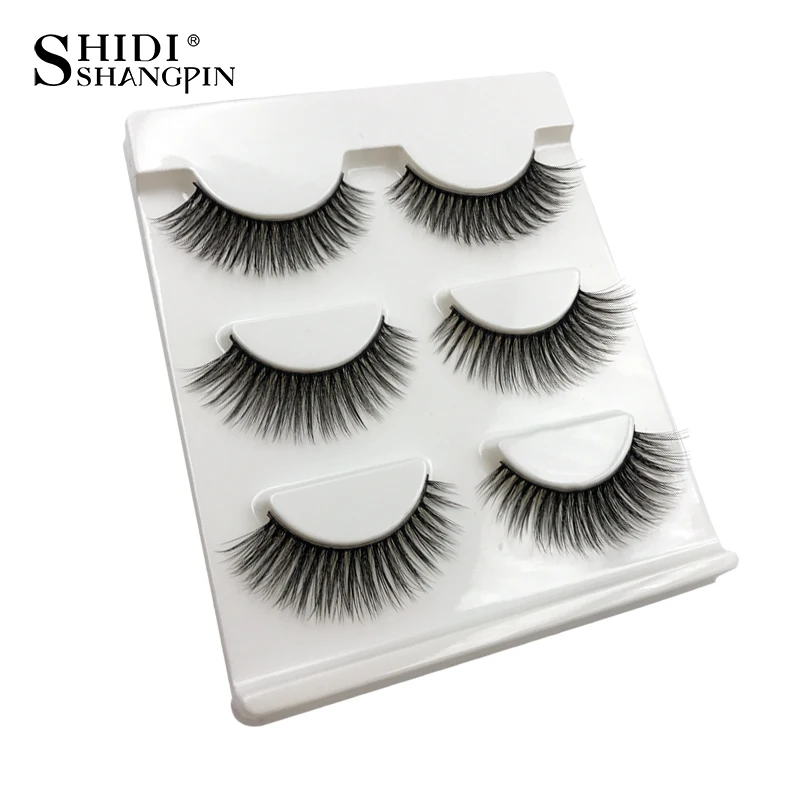 SHIDISHANGPIN 3 Pairs Mink Eyelashes Soft Natural Long Cross Faux Mink Lashes Makeup Faux Eyelashes Extension Lashes Cilios
SHIDISHANGPIN 3 Pairs Mink Eyelashes Soft Natural Long Cross Faux Mink Lashes Makeup Faux Eyelashes Extension Lashes Cilios