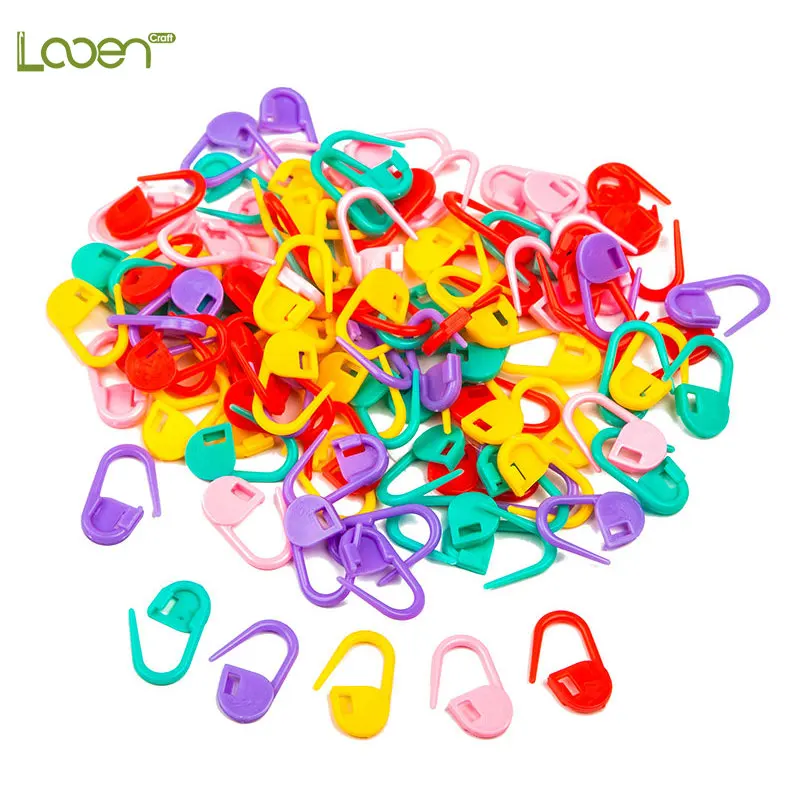 100pcs/lot Knitting Holder Needle Clip Craft Mix Color Crochet Locking Stitch Plastic Markers Hook Sewing Needlework Accessories
100pcs/lot Knitting Holder Needle Clip Craft Mix Color Crochet Locking Stitch Plastic Markers Hook Sewing Needlework Accessories