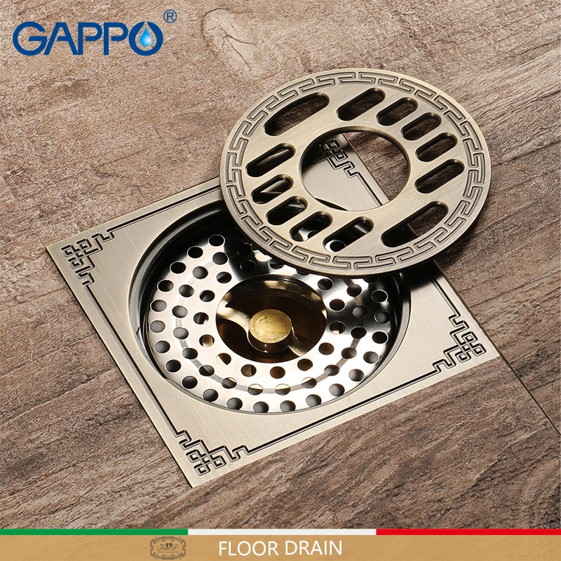 GAPPO Drains bathroom showers drains shower floor cover antique brass shower floor drains square drain stopper
GAPPO Drains bathroom showers drains shower floor cover antique brass shower floor drains square drain stopper