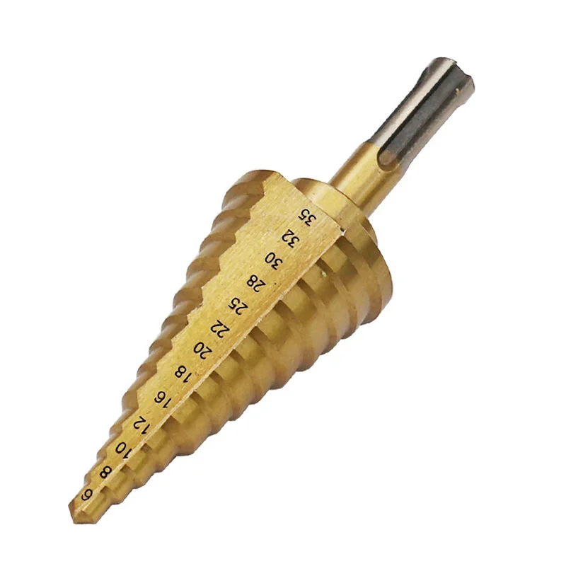 High quality HSS 4241 double Hole slot straight ladder drill Baotou dstep 6-35 Iron Plate Aluminum
High quality HSS 4241 double Hole slot straight ladder drill Baotou dstep 6-35 Iron Plate Aluminum